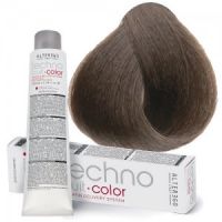 Краска для волос перманентная Techno Fruit Color 6/71 темно-русый махагоново-пепельный, 100мл Краска для волос перманентная Techno Fruit Color 6/71 темно-русый махагоново-пепельный, 100мл