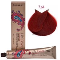 Крем-краска для волос LIFE COLOR PLUS 7,64/7RR красно-медный блондин 100мл
