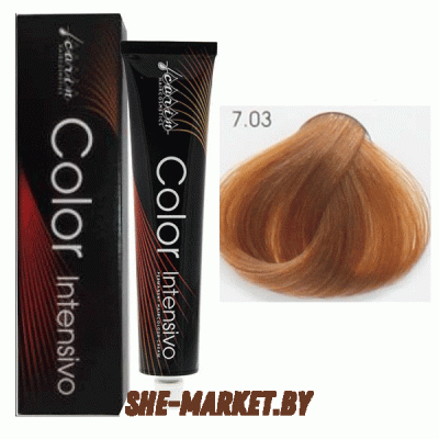 Крем-краска для волос Color Intensivo 7.03 средний блондин натурально-золотой, 100мл