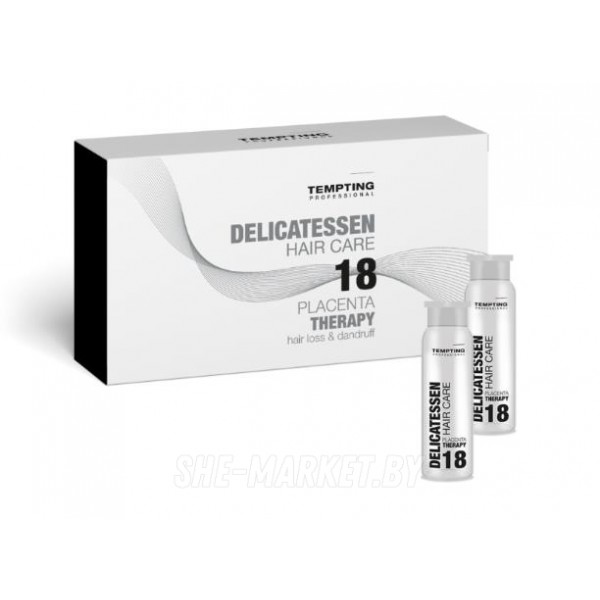 Лечебный комплекс против выпадения волос 18 Placenta Therapy, 10ампх10мл