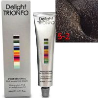 Стойкая крем-краска для волос   Trionfo 5-2 Светлый коричневый пепельный 60мл