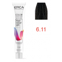 Гель-краска COLORDREAM 6.11 темно-русый пепельный интенсивный, 100мл