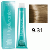 Крем-краска для волос Hyaluronic acid 9.31 Очень светлый блондин золотистый бежевый, 100 мл Крем-краска для волос Hyaluronic acid 9.31 Очень светлый блондин золотистый бежевый, 100 мл