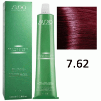 Крем-краска для волос Studio Professional Coloring 7.62 красно-фиолетовый блонд, 100мл