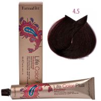 Крем-краска для волос LIFE COLOR PLUS 4,5/4RM махагоновый коричневый 100мл
