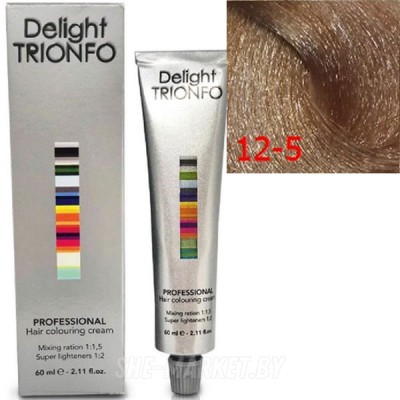 Стойкая крем-краска для волос   Trionfo 12-5 Специальный блондин золотистый 60мл