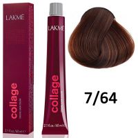 Краска для волос Collage creme hair color ТОН - 7/64, 60мл