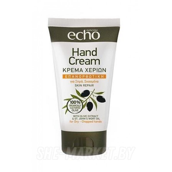 Восстанавливающий крем для очень сухой кожи рук с экстракт оливы ECHO SKIN REPAIR, 75мл