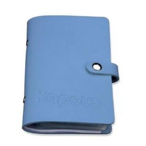 Органайзер для стемпинг пластин на 20 шт Crazy story голубой