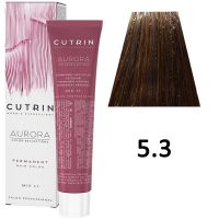 Крем-краска для волос AURORA 5.3 Permanent Hair Color, 60мл
