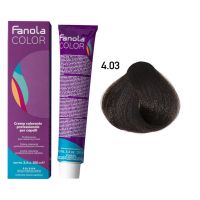 Крем-краска для волос Crema Colore 4.03 Warm medium chestnut, 100мл