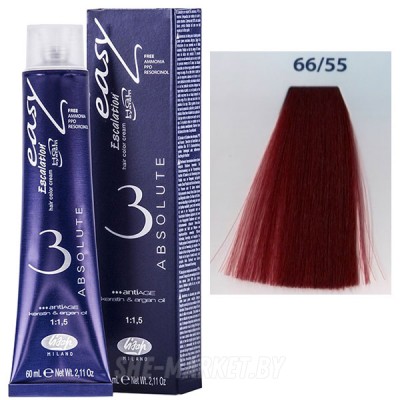 Крем-краска для волос Escalation Easy Absolute 3 ТОН 66/55  рыжий глубокий 60мл