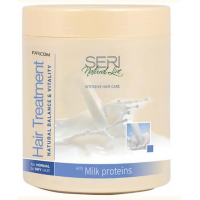 Маска для вьющихся и непослушных волос Гладкость и шелковистость Natural Line, 1 л