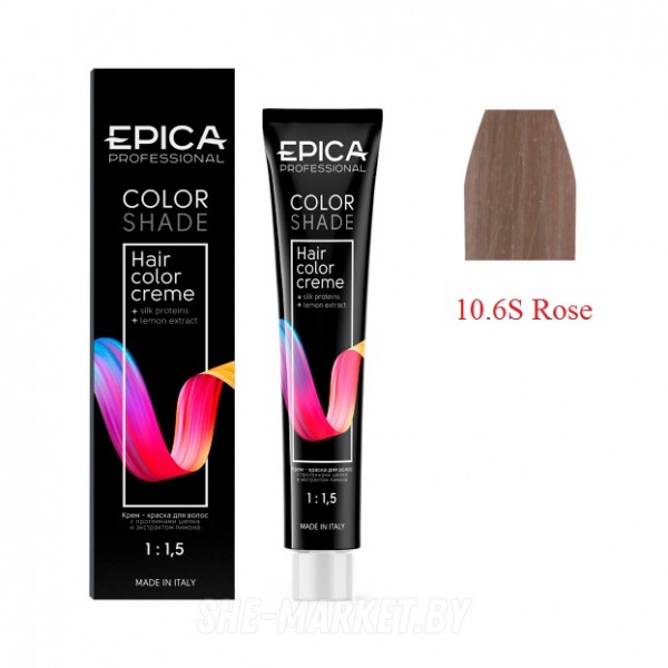 Крем-краска COLORSHADE 10.6S Rose светлый блондин роза, 100мл