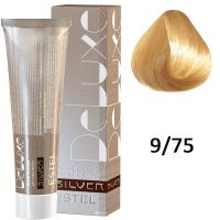 Крем-краска для седых волос SILVER DE LUXE 9/75 блондин коричнево-красный 60мл