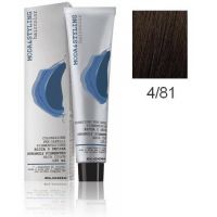 Краска для волос перманентная Moda Styling ТОН 4/81 каштановый коричнево-пепельный, 125мл