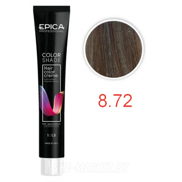 Крем-краска COLORSHADE 8.72 светло-русый шоколадно-перламутровый, 100мл