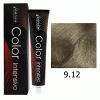 Крем-краска для волос Color Intensivo 9.12 очень светлый блондин фиолетово-пепельный, 100мл