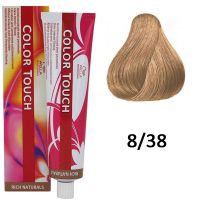 Оттеночная краска Wella Color Touch 8/38 Насыщенные натуральные 60мл