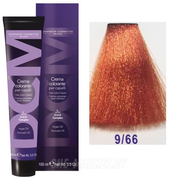 Крем-краска DCM Hair Color Cream HOP Complex 9/66 100мл