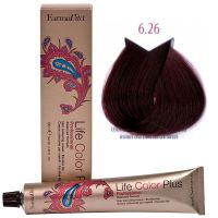 Крем-краска для волос LIFE COLOR PLUS 6,26/6VI тёмный ирисово- красный блондин 100мл