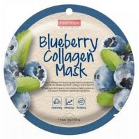 Тканевая маска для лица Черника Blueberry Collagen Mask, 18 г