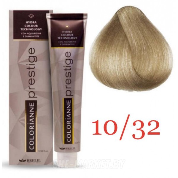 Крем краска для волос Colorianne Prestige ТОН - 10/32 Ультра светлый бежевый блонд, 100мл