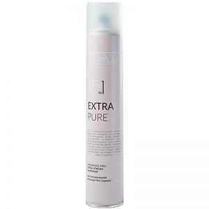 Лак для волос экстрасильной фиксации без отдушки EXTRA PURE, 500мл