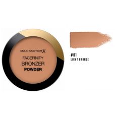 Бронзирующая пудра для лица Facefinity Bronzer Powder, тон 01 Light Bronze, 10 гр