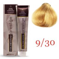 Крем краска для волос Colorianne Prestige ТОН - 9/30 Очень светлый золотистый блонд, 100мл Крем краска для волос Colorianne Prestige ТОН - 9/30 Очень светлый золотистый блонд, 100мл