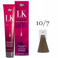 Краска для волос LK OPC Oil Protection Complex 10/7 очень светлый блондин бежевый плюс, 100мл