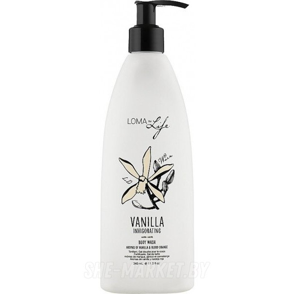 Гель для душа с ароматом ванили Vanilla Invigorating Body Wash, 340мл