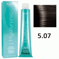 Крем-краска для волос Hyaluronic acid  5.07 Светлый коричневый натуральный холодный, 100 мл