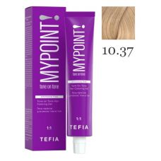 Безаммиачная гель-краска для волос MYPOINT Tone On Tone, тон 10.37 экстра светлый блондин золотисто-фиолетовый , 60 мл