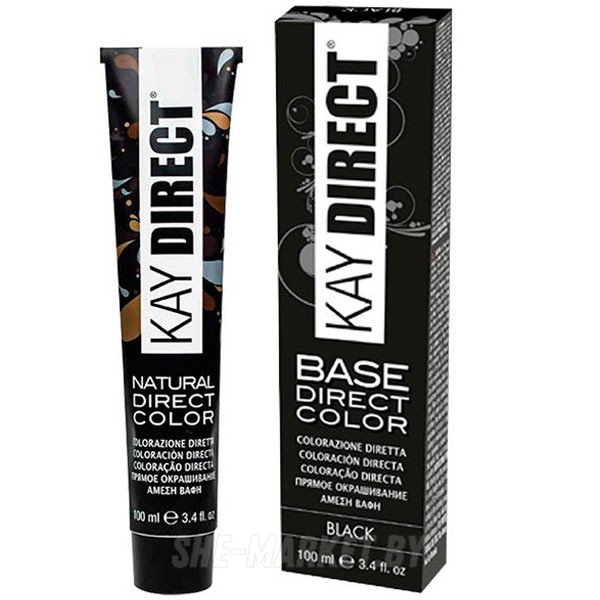 Краситель прямого действия Kay Direct - ЧЕРНЫЙ Black, 100мл
