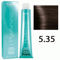 Крем-краска для волос Hyaluronic acid  5.35 Светлый коричневый каштановый, 100 мл