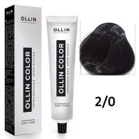 Крем-краска для волос Ollin Color 2/0 черный, 60мл