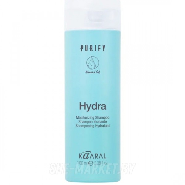 Увлажняющий шампунь для сухих волос Hydra Purify Moisturizing Shampoo, 100мл