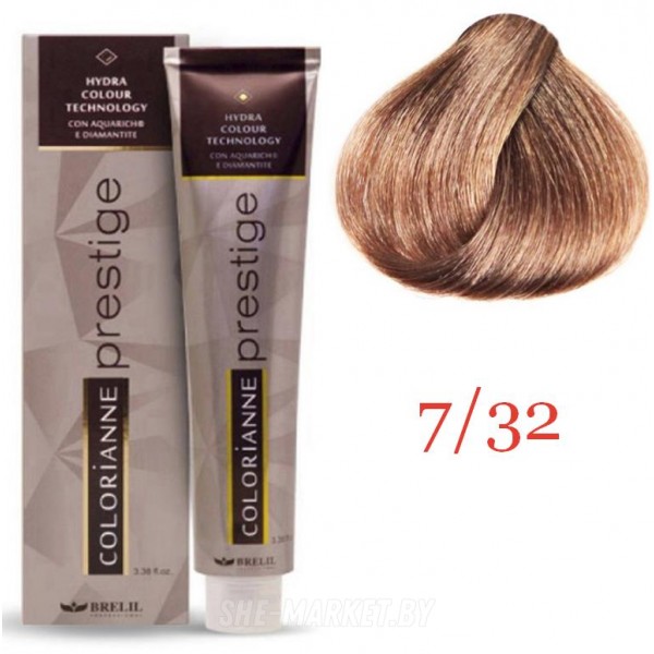 Крем краска для волос Colorianne Prestige ТОН - 7/32 Бежевый блонд, 100мл