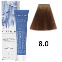 Безаммиачный краситель для волос AURORA 8.0 Demi Permanent Hair Color, 60мл