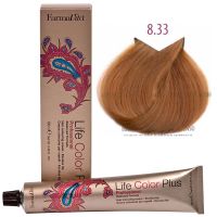 Крем-краска для волос LIFE COLOR PLUS 8,33/8DI светлый интенсивный золотистый блондин 100мл