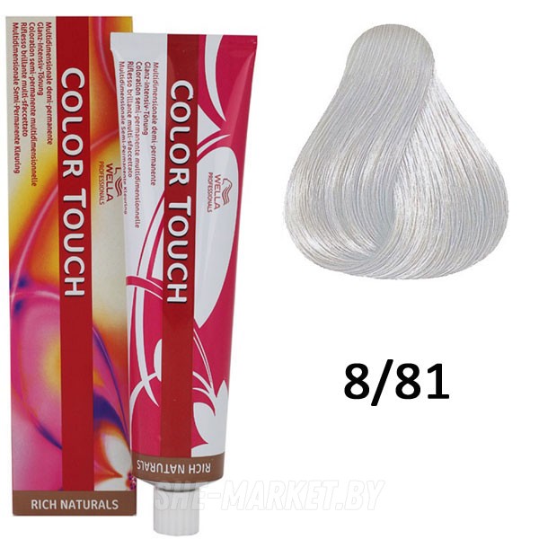 Оттеночная краска Wella Color Touch 8/81 Насыщенные натуральные 60мл