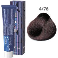 Краска-уход для волос Deluxe NOIR 4/76 Шатен коричнево-фиолетовый 60мл