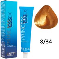Крем-краска для волос PRINCESS ESSEX 8/34 светло-русый золотисто-медный/бренди 60мл