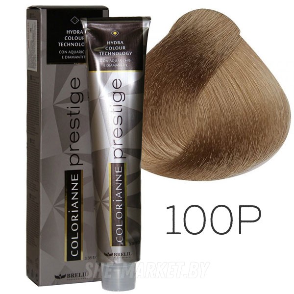 Кремкраска для волос Colorianne Prestige 100P чистый Суперосветлитель пепельная платина 100 мл
