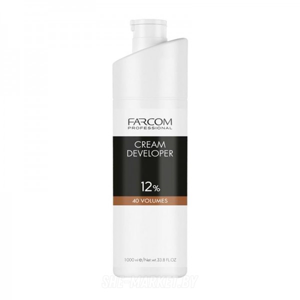 Окисляющий крем для волос Cream Developer 40 VOL 12%, 1л