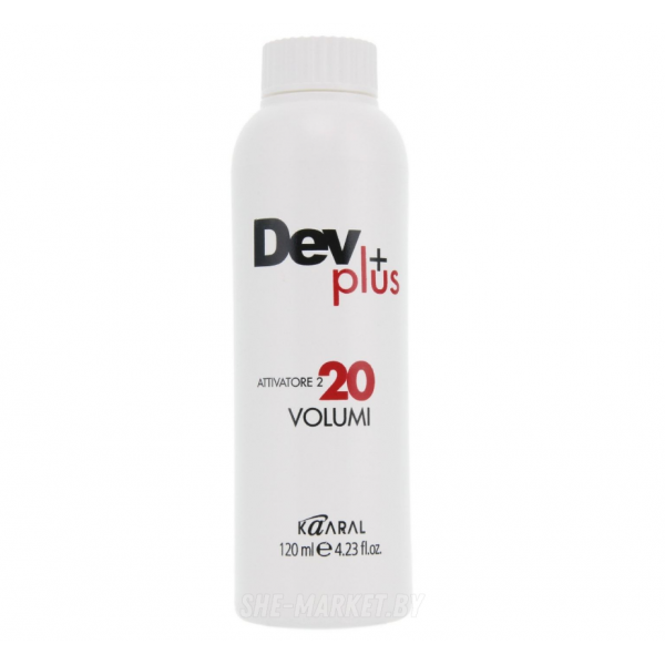 Окислитель для краски Dev Oxi plus Peroxide 6% 20VOL, 120мл
