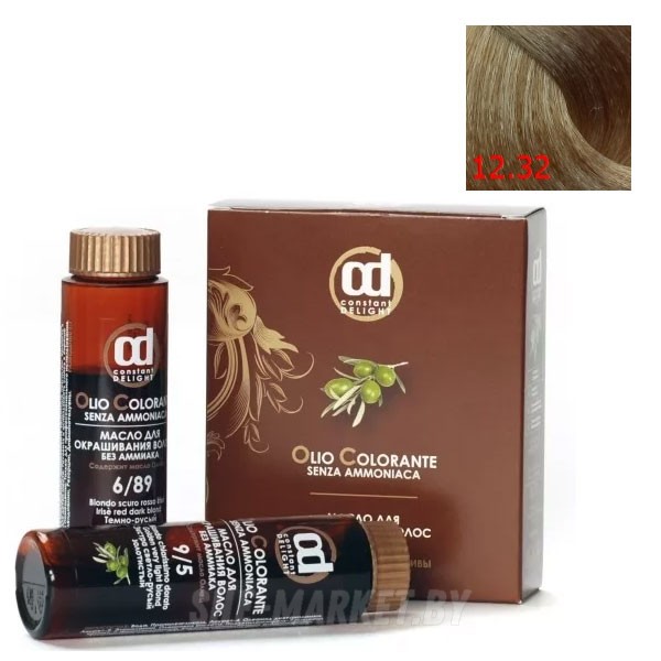 Масло для окрашивания волос Olio Colorante 12.32, 50мл