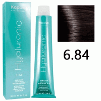 Крем-краска для волос Hyaluronic acid 6.84 Темный блондин брауни, 100 мл Крем-краска для волос Hyaluronic acid 6.84 Темный блондин брауни, 100 мл