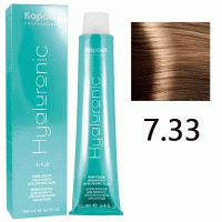 Крем-краска для волос Hyaluronic acid  7.33 Блондин золотистый интенсивный, 100 мл